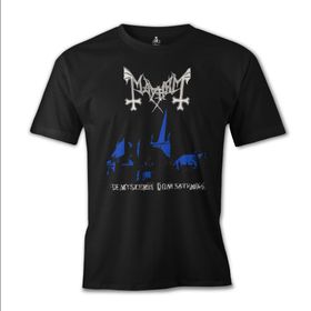 Lord T-Shirt Mayhem - De Mysteriis Dom Sathanas Siyah Erkek T-shirt