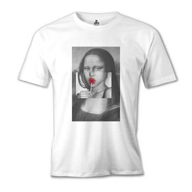Lord T-Shirt MB-1003 Mona Lisa Sugar Beyaz Erkek T-Shirt