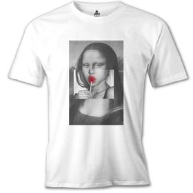 Lord T-Shirt MB-1003 Mona Lisa Sugar Beyaz Erkek T-Shirt
