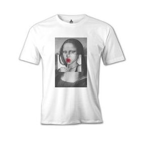 Lord T-Shirt MB-1003 Mona Lisa Sugar Beyaz Erkek T-Shirt