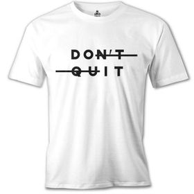 Lord T-Shirt MB-1006 Don't Quit Do It Beyaz Erkek T-Shirt