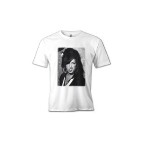 Lord T-Shirt MB-503 Beyaz Amy Winehouse - Back To Black Erkek T-shirt