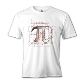 Lord T-Shirt MB-632 Beyaz Matematik Pi 19 Erkek T-shirt