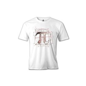 Lord T-Shirt MB-632 Beyaz Matematik Pi 19 Erkek T-shirt