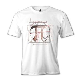 Lord T-Shirt MB-632 Beyaz Matematik Pi 19 Erkek T-shirt