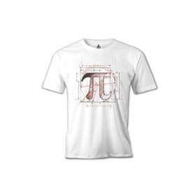 Lord T-Shirt MB-632 Beyaz Matematik Pi 19 Erkek T-shirt