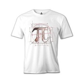 Lord T-Shirt MB-632 Beyaz Matematik Pi 19 Erkek T-shirt