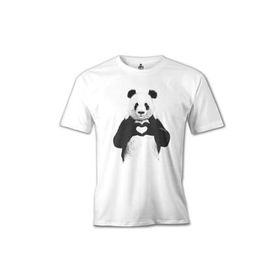 Lord T-Shirt MB-650 Beyaz Panda All U Need Erkek T-shirt