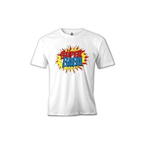 Lord T-Shirt MB-681 Beyaz Süper Baba Erkek T-shirt