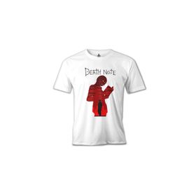 Lord T-Shirt MB-799 Death Note Nightmare Beyaz Erkek T-Shirt