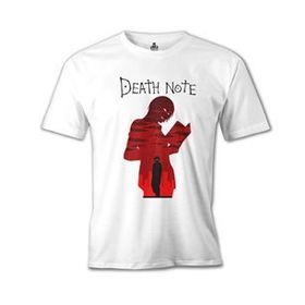 Lord T-Shirt MB-799 Death Note Nightmare Beyaz Erkek T-Shirt