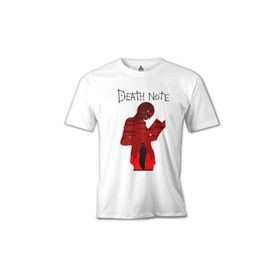 Lord T-Shirt MB-799 Death Note Nightmare Beyaz Erkek T-Shirt