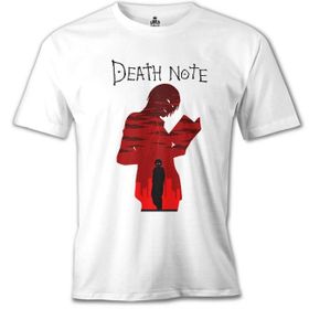 Lord T-Shirt MB-799 Death Note Nightmare Beyaz Erkek T-Shirt
