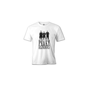 Lord T-Shirt MB-815 Peaky Blinders Brothers Beyaz Erkek T-Shirt