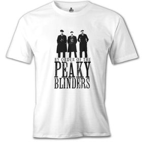 Lord T-Shirt MB-815 Peaky Blinders Brothers Beyaz Erkek T-Shirt