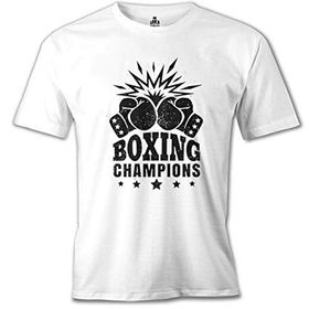 Lord T-Shirt MB-826 Boxing Eldiven Beyaz Erkek T-Shirt