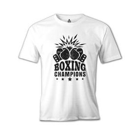 Lord T-Shirt MB-827 Boxing Şampiyon Beyaz Erkek T-Shirt