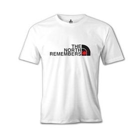 Lord T-Shirt MB-850 The North Remembers Beyaz Erkek T-Shirt