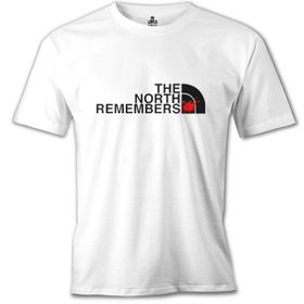 Lord T-Shirt MB-850 The North Remembers Beyaz Erkek T-Shirt