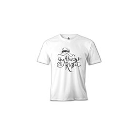 Lord T-Shirt MB-890 Mrs. Always Right Şapka Beyaz Erkek T-Shirt