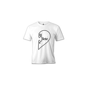 Lord T-Shirt MB-892 You Complete Lete Beyaz Erkek T-Shirt