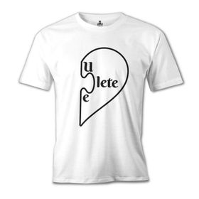 Lord T-Shirt MB-892 You Complete Lete Beyaz Erkek T-Shirt