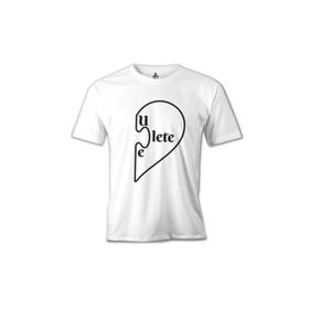 Lord T-Shirt MB-892 You Complete Lete Beyaz Erkek T-Shirt