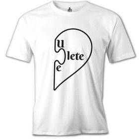 Lord T-Shirt MB-892 You Complete Lete Beyaz Erkek T-Shirt