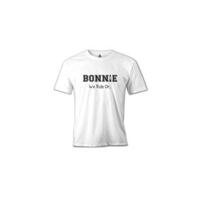 Lord T-Shirt MB-899 Bonnie And Clyde Bonnie Beyaz Erkek T-Shirt