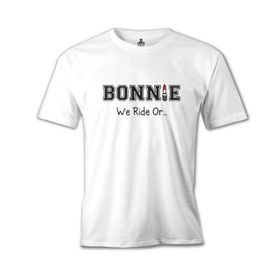 Lord T-Shirt MB-899 Bonnie And Clyde Bonnie Beyaz Erkek T-Shirt