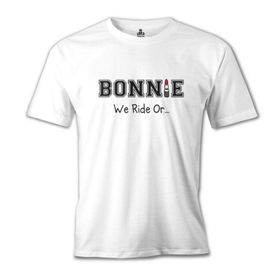 Lord T-Shirt MB-899 Bonnie And Clyde Bonnie Beyaz Erkek T-Shirt