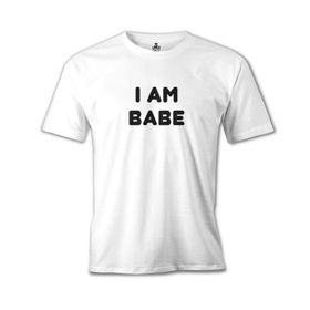 Lord T-Shirt MB-904 I Am Babe Beyaz Erkek T-Shirt