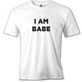 Lord T-Shirt MB-904 I Am Babe Beyaz Erkek T-Shirt