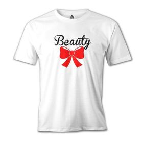Lord T-Shirt MB-907 Beauty And The Beast Beauty Beyaz Erkek T-Shirt