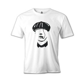 Lord T-Shirt MB-936 Peaky Blinders Hat Beyaz Erkek T-Shirt