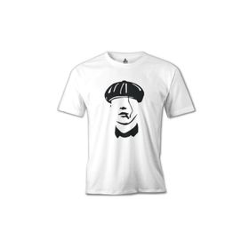 Lord T-Shirt MB-936 Peaky Blinders Hat Beyaz Erkek T-Shirt