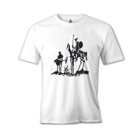 Lord T-Shirt MB-946 Picasso – Don Quixote Beyaz Erkek T-Shirt