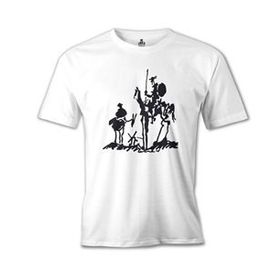 Lord T-Shirt MB-946 Picasso – Don Quixote Beyaz Erkek T-Shirt
