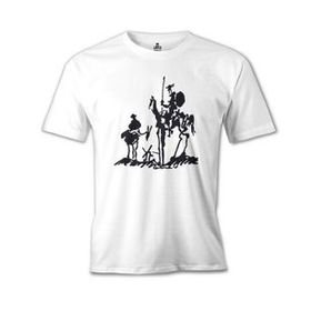 Lord T-Shirt MB-946 Picasso – Don Quixote Beyaz Erkek T-Shirt