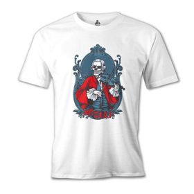 Lord T-Shirt MB-960 Mozart Keman Beyaz Erkek T-Shirt