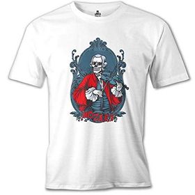 Lord T-Shirt MB-960 Mozart Keman Beyaz Erkek T-Shirt