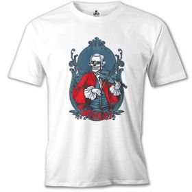 Lord T-Shirt MB-960 Mozart Keman Beyaz Erkek T-Shirt