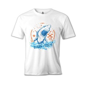 Lord T-Shirt MB-961 Shark Attack Beyaz Erkek T-Shirt