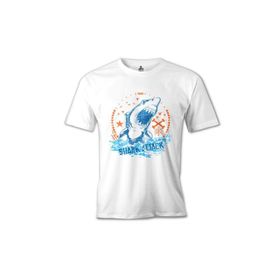 Lord T-Shirt MB-961 Shark Attack Beyaz Erkek T-Shirt