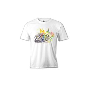 Lord T-Shirt MB-966 Wv Minibüs Beyaz Erkek T-Shirt