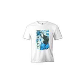 Lord T-Shirt MB-976 Kara Kedi Beyaz Erkek T-Shirt
