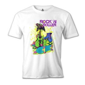 Lord T-Shirt MB-992 Rock'n Roller Beyaz Erkek T-Shirt