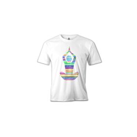 Lord T-Shirt MB-995 Yoga Lines Beyaz Erkek T-Shirt