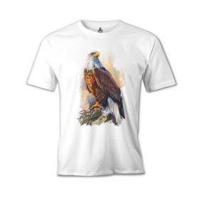 Lord T-Shirt MB-998 Kartal Landing Beyaz Erkek T-Shirt