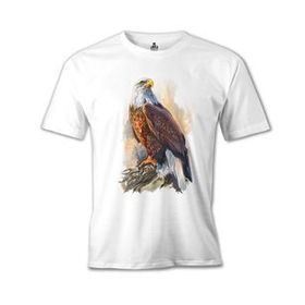 Lord T-Shirt MB-998 Kartal Landing Beyaz Erkek T-Shirt